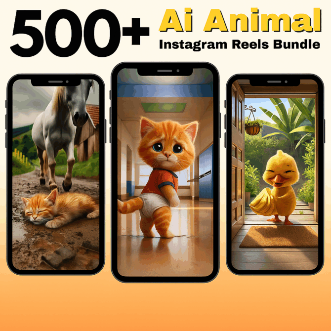 AI Animal Reels Bundle for Instagram