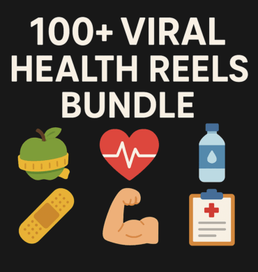 100+ VIRAL HEALTH REELS BUNDLE