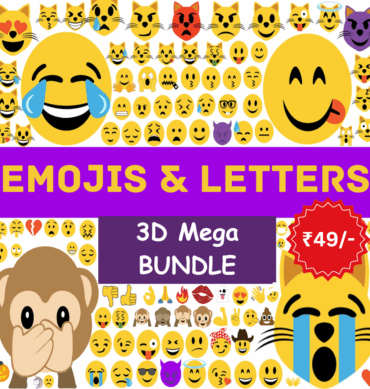 Emojis & Letters Mega 3D Bundle