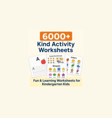 6000+Kids Activity Worksheet
