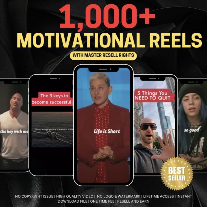 1000+ Motivational Reels (English)