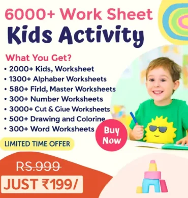 6000+Kids Activity Worksheet
