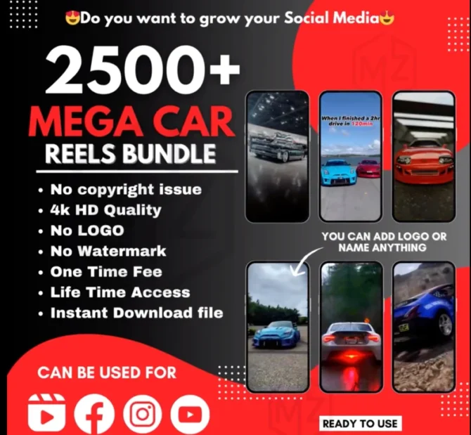 2500 Car Reel Bundle