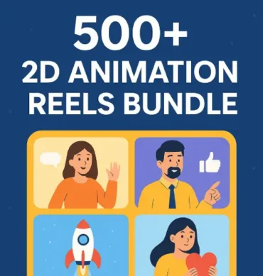 🎬500+ 2D Animation Reels Bundle – Boost Your Creativity Instantly.