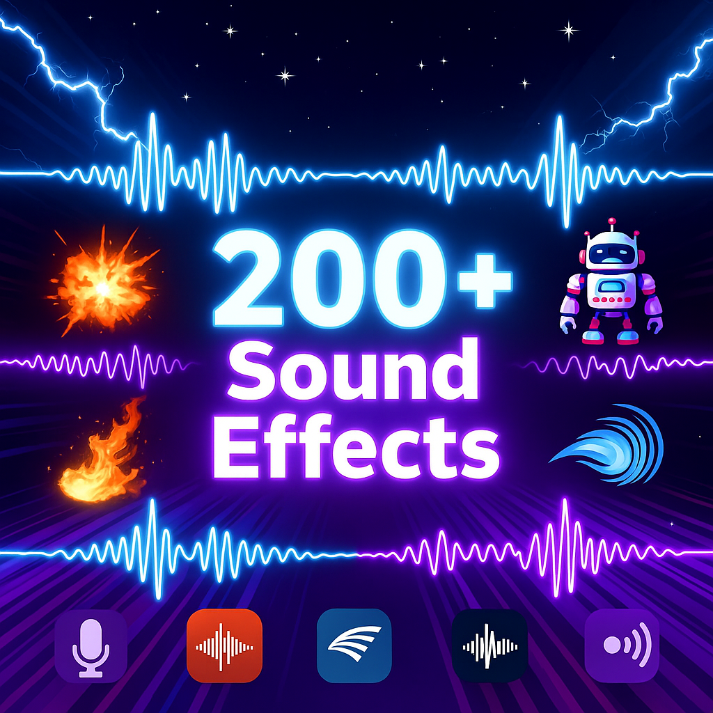200+ SFX Sound Effects