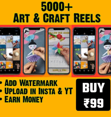 5000+ Art & Craft Reels Mega Bundle – Upload, Earn & Grow!