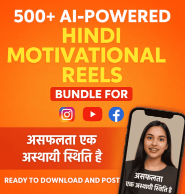 500+ AI High-Quality Motivation Reels for Content Creators