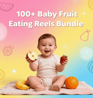 100+ Baby Fruit Eating AI ASMR Reels Bundle – Viral & Satisfying Content Pack