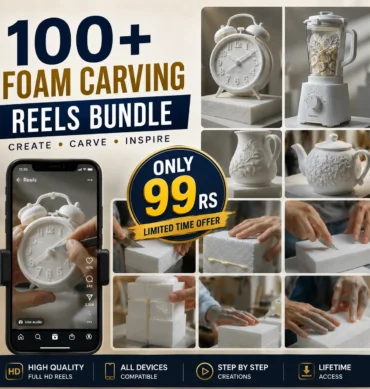 100+ Foam Carving Reels Bundle