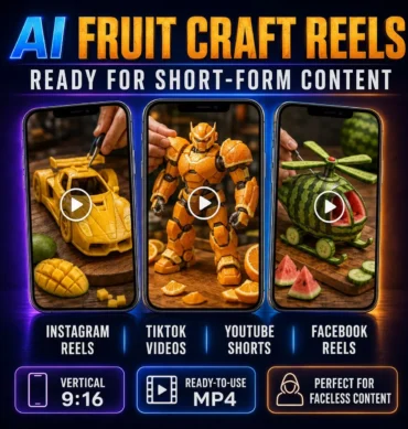 100+ Trending Fruits Reels Bundle | Viral Fruit Videos for All Platforms