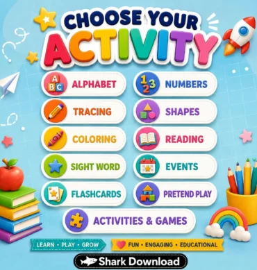 500,000+ Kids Learning Worksheets Mega Bundle