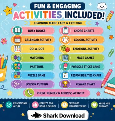 500,000+ Kids Learning Worksheets Mega Bundle