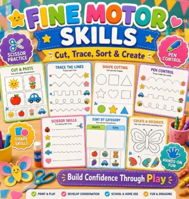 500,000+ Kids Learning Worksheets Mega Bundle