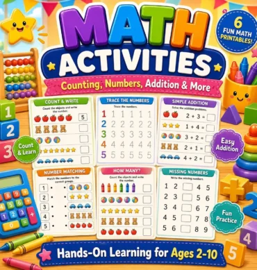 500,000+ Kids Learning Worksheets Mega Bundle
