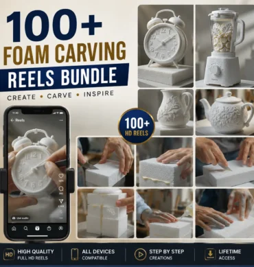 100+ Foam Carving Reels Bundle
