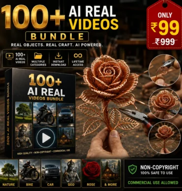 100+ AI Wire Art Video Bundle